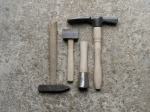 Mason's hammer, mallets and axe