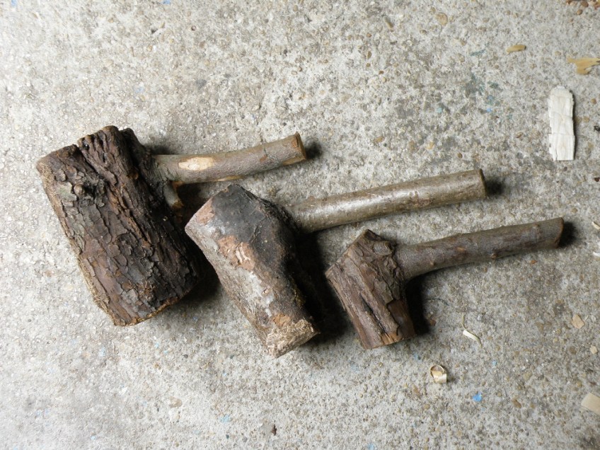 Mauls. Or mallets? Or beetles?